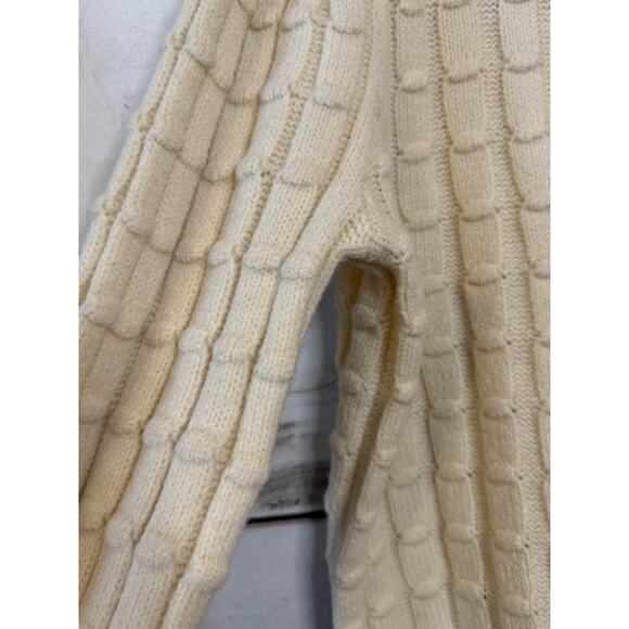 Vero Moda M Cream Sweater Ribbed Winter Ready Cozy Comfy Everyday Wear - Picture 7 of 7